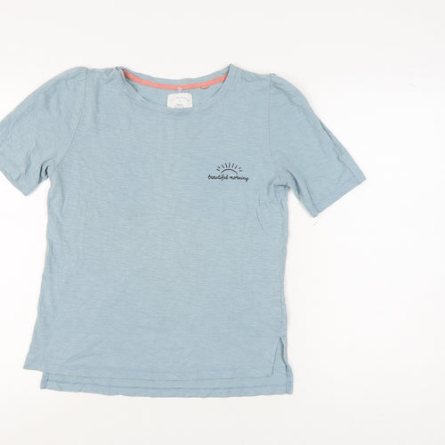 Next Women's Blue XS Crew Neck Nightwear Top