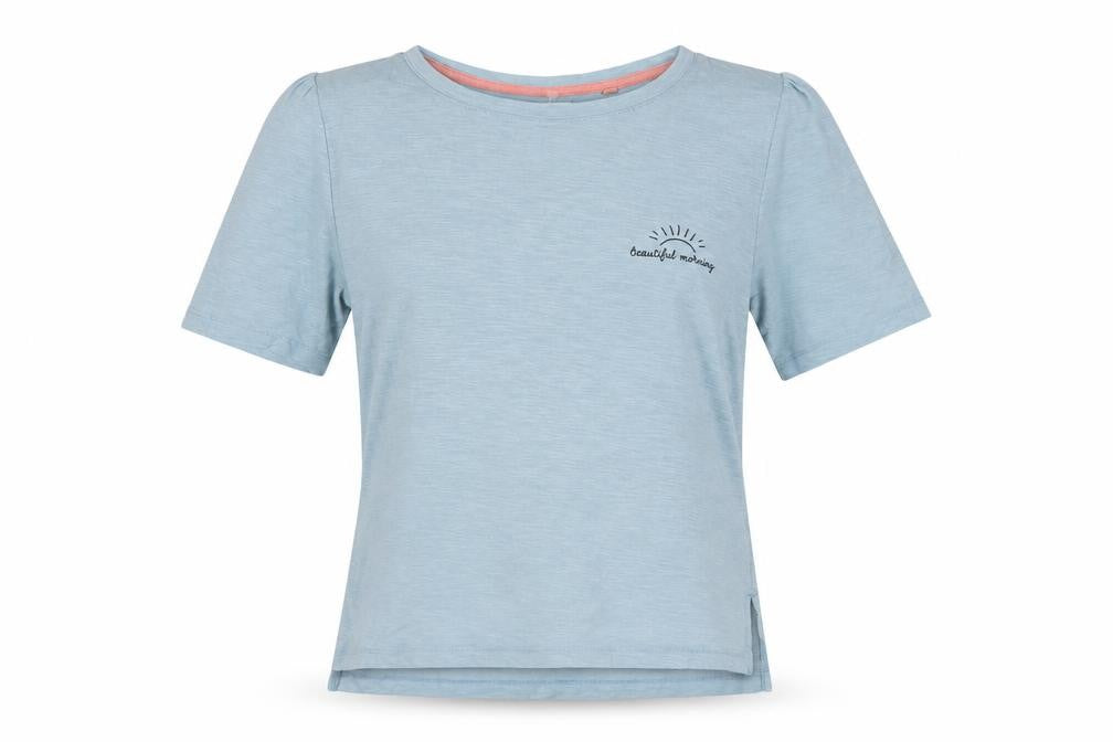Front view of Next Women's Blue XS Crew Neck Nightwear Top