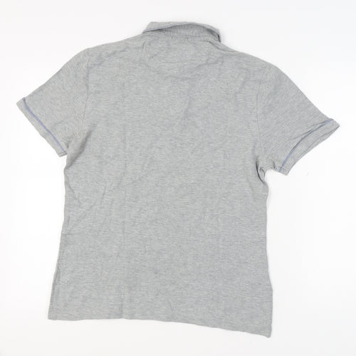 Penguin Men's Grey Polo Shirt M Collared Pocket Style