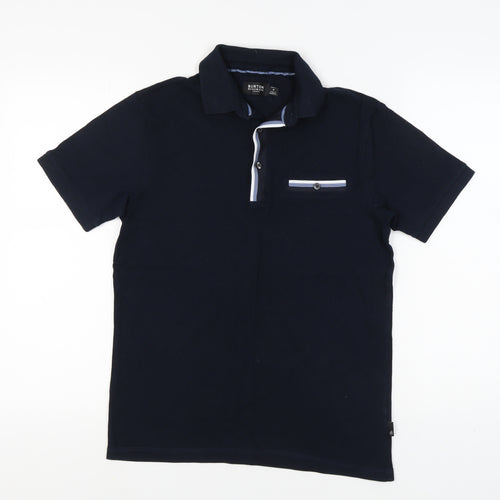 Burton Menswear Men's Black Polo Shirt, Size S