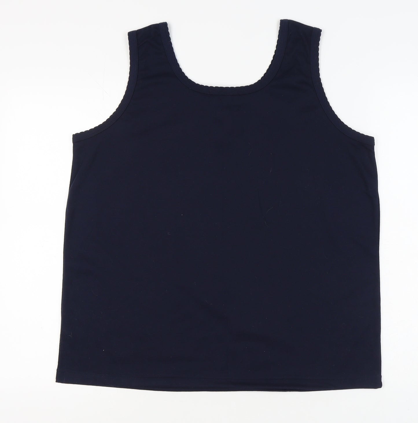 NUGGETS Women's Blue XL Embroidered Tank Top