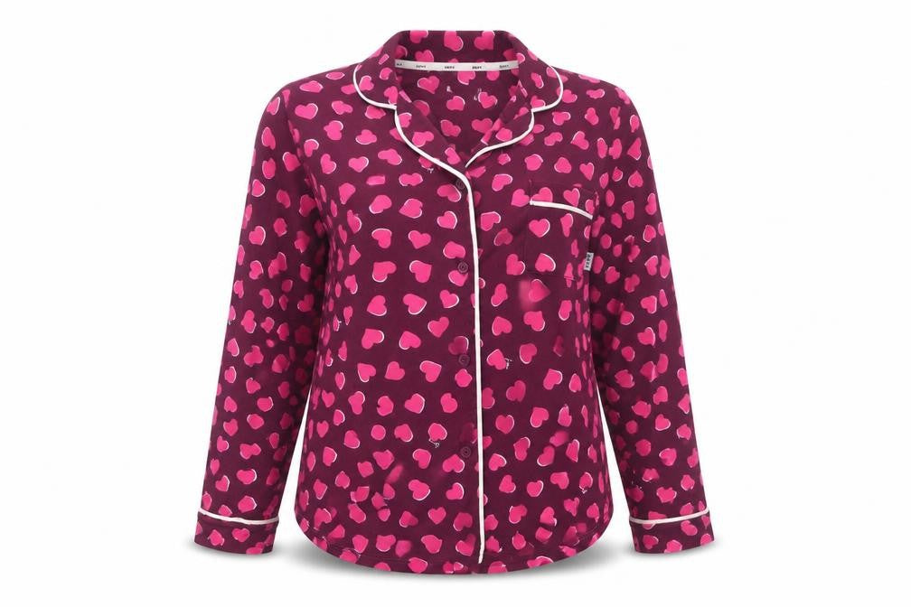 Front view of DKNY Women's Multicoloured Pyjama Top -, size L