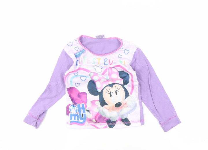 Mickey and Friends Unisex Toddler Purple T-Shirt 18-24 Months