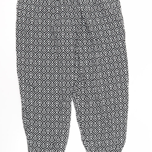 Marks and Spencer Women's Black Harem Trousers Size 8