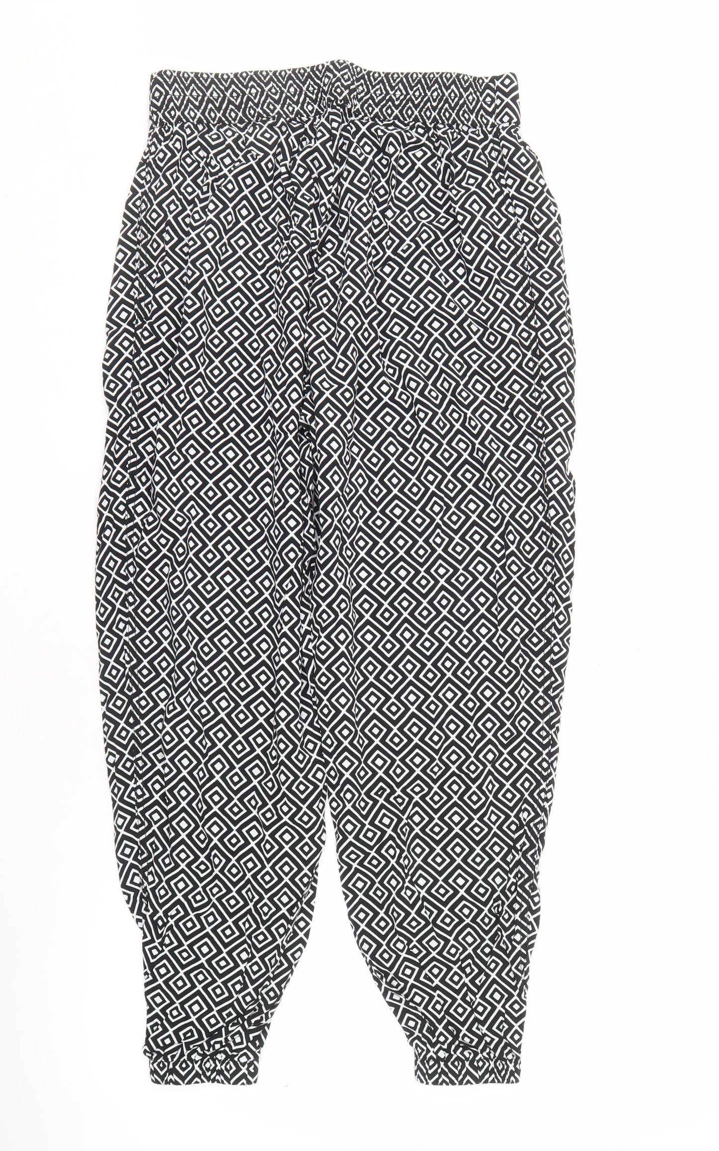 Marks and Spencer Women's Black Harem Trousers Size 8