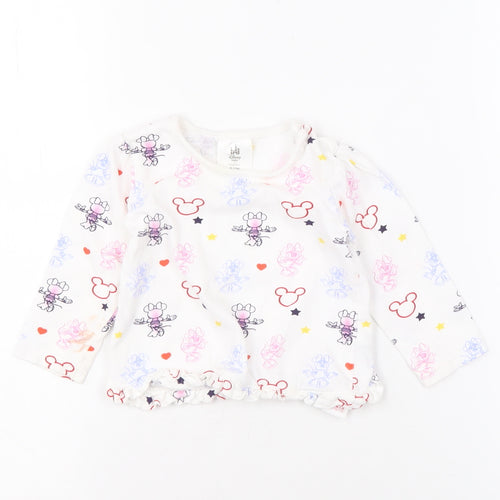 Disney Unisex Baby T-Shirt 9-12 Months Multicoloured Round Neck