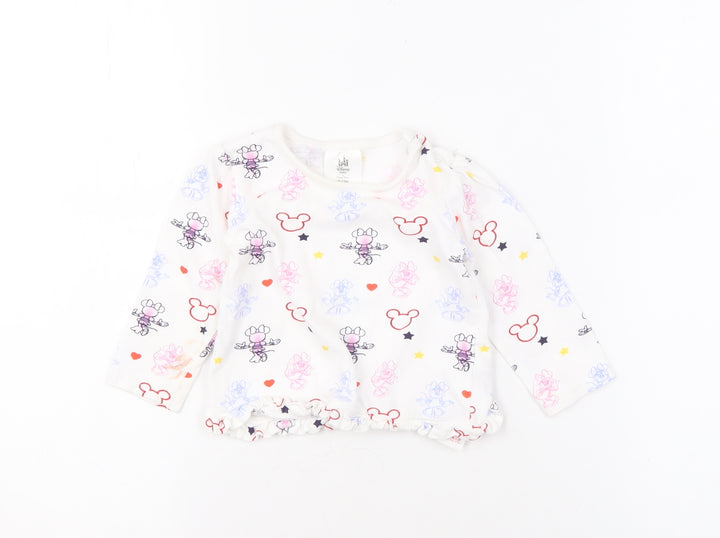 Disney Unisex Baby T-Shirt 9-12 Months Multicoloured Round Neck