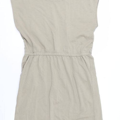 Signal Women's Beige Sleeveless Knit Dress L