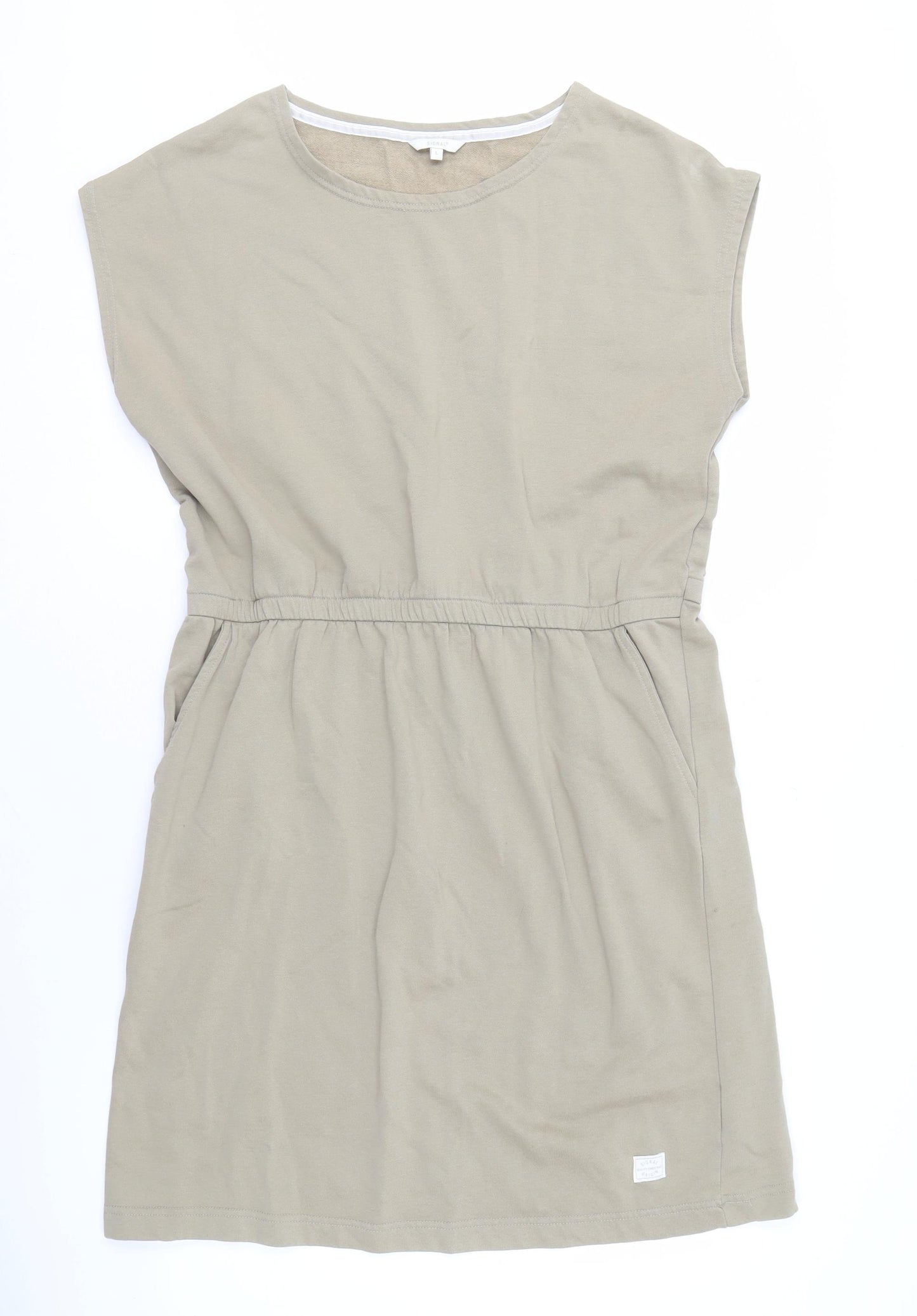 Signal Women's Beige Sleeveless Knit Dress L