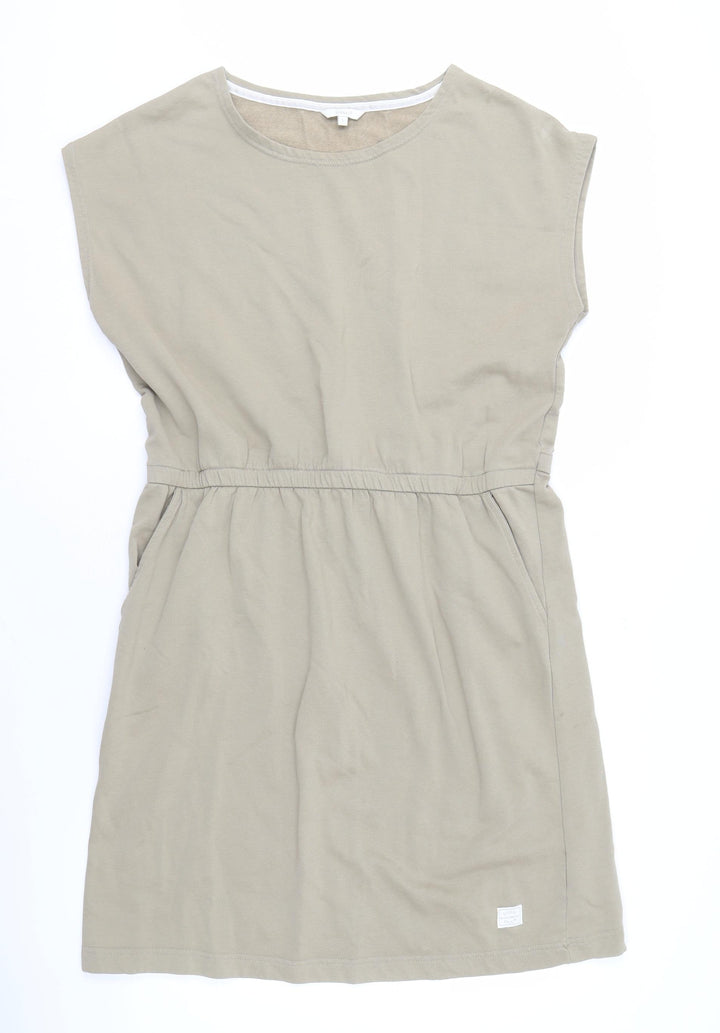 Signal Women's Beige Sleeveless Knit Dress L