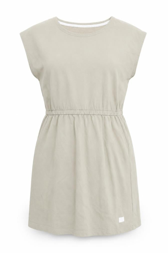 Signal Women's Beige Sleeveless Knit Dress L