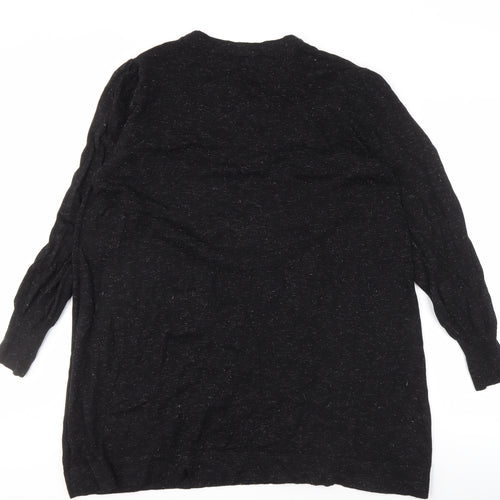 Wallis Women's Black Long Sleeve Jumper L