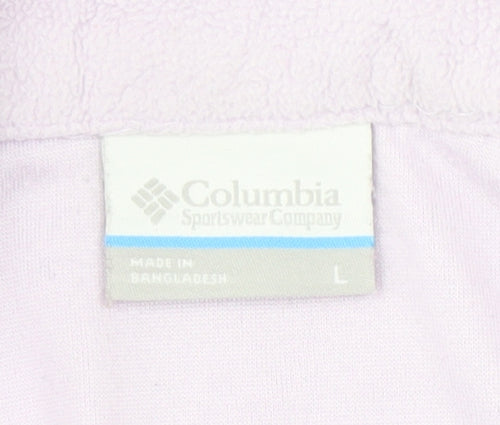 Columbia Women's Purple 1/4 Zip Pullover Sweatshirt
