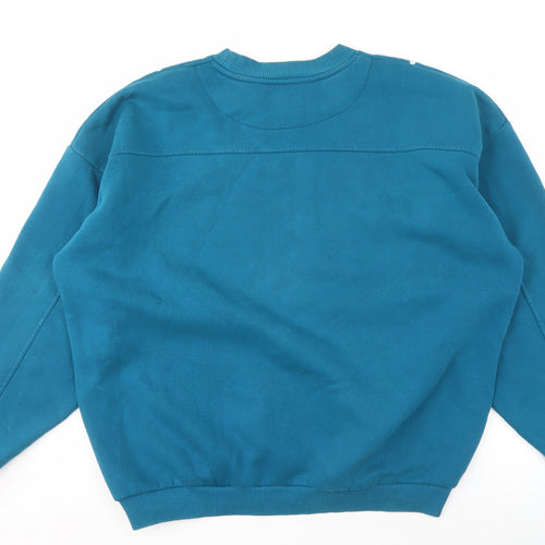 BoohooMAN Blue Men's M Graphic Pullover Sweatshirt