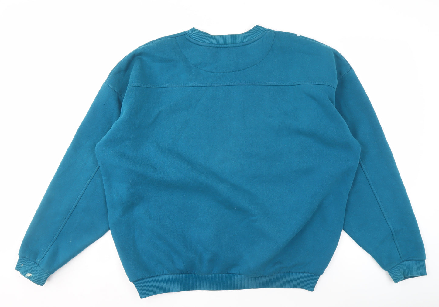 BoohooMAN Blue Men's M Graphic Pullover Sweatshirt