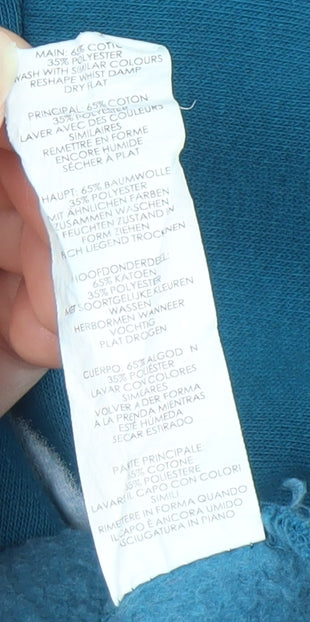 BoohooMAN Blue Men's M Graphic Pullover Sweatshirt