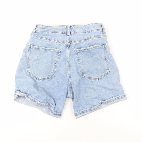 New Look Women’s Blue Boyfriend Denim Shorts, Size 12