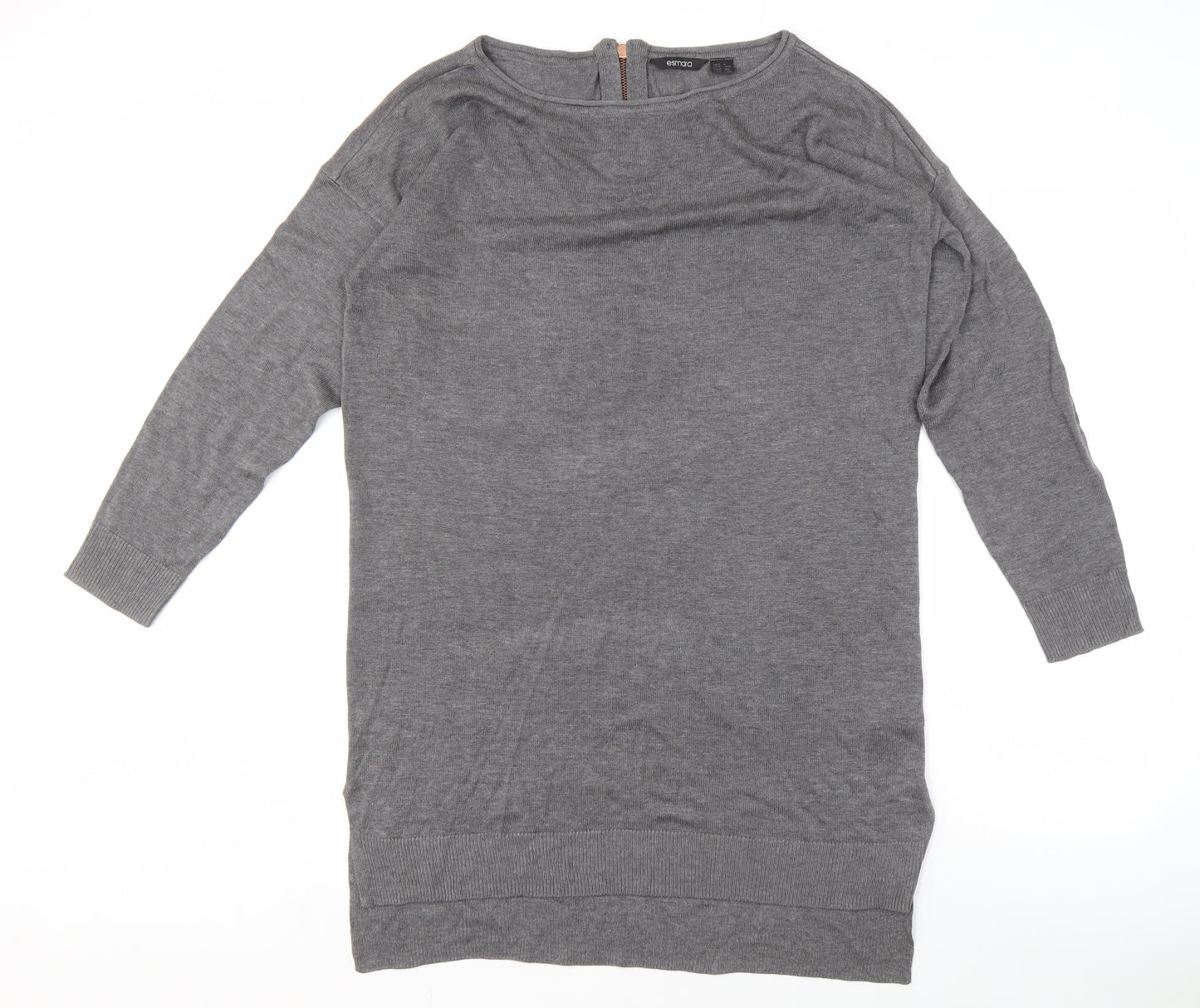 Esmara Women's Grey Relaxed Jumper, Size 16, Boat Neck