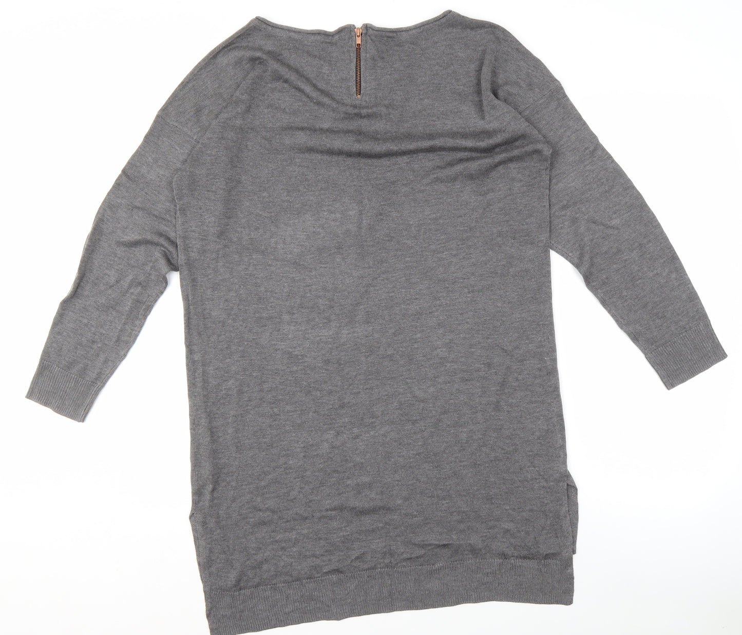 Esmara Women's Grey Relaxed Jumper, Size 16, Boat Neck