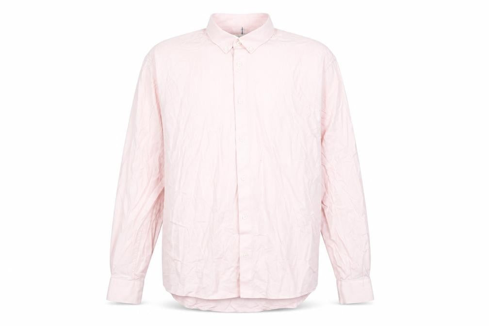 Marks and Spencer Men's Pink 2XL Slim Fit Shirt
