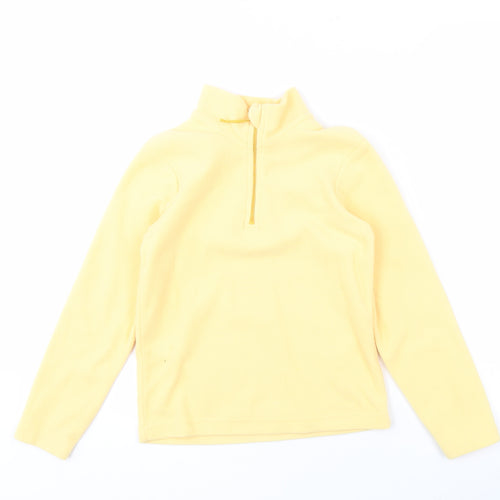 Mountain Warehouse Girls Yellow Fleece Sweatshirt 7-8 Years
