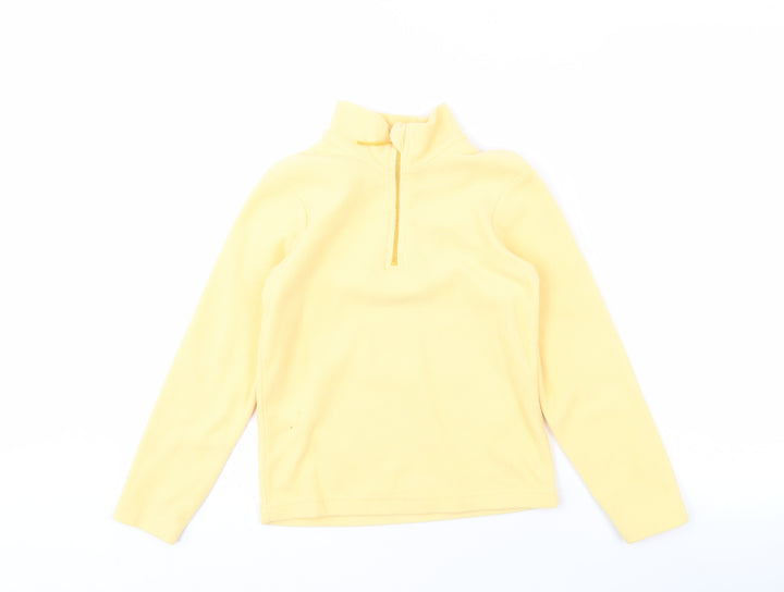 Mountain Warehouse Girls Yellow Fleece Sweatshirt 7-8 Years