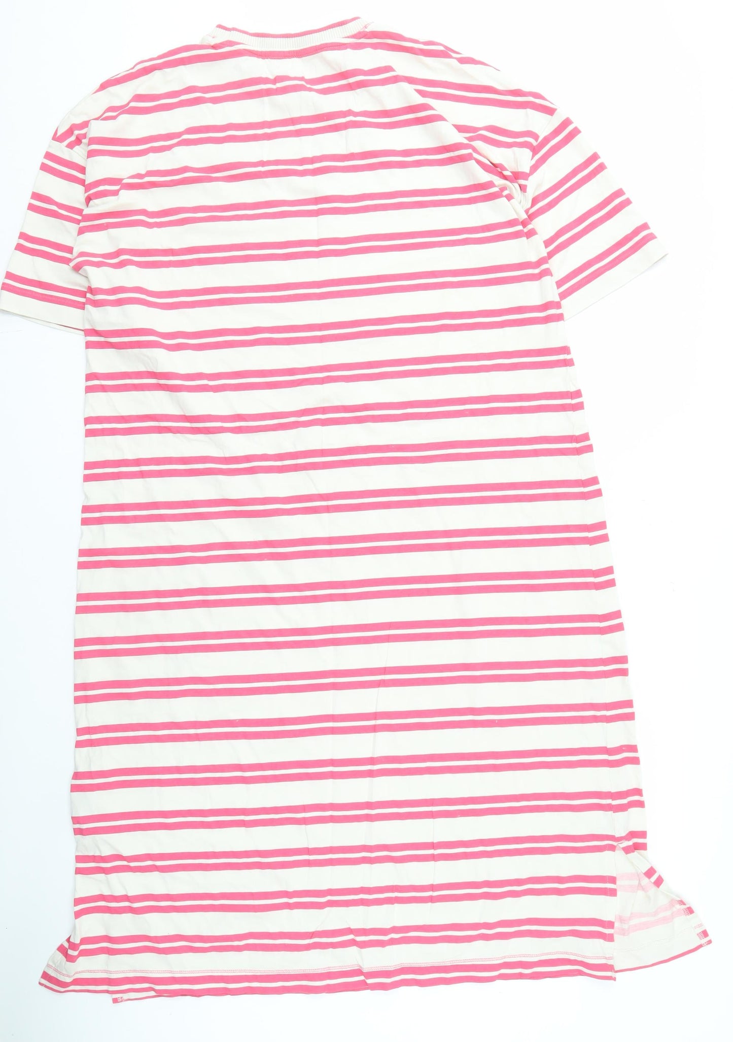 Marks and Spencer Women's Pink L Striped Nightshirt