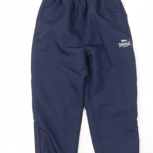 Lonsdale Boys Blue Track Pants, 4 Years, Activewear