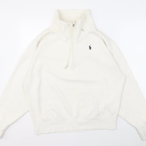 Polo Ralph Lauren Men's White Large Sweatshirt