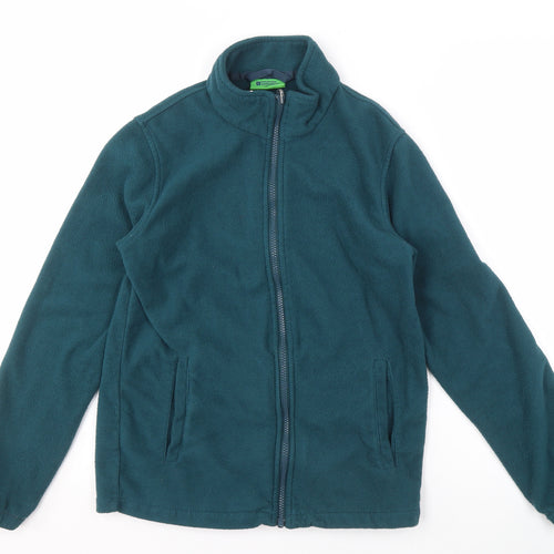 Mountain Warehouse Boys Green Fleece Basic Jacket 13 Years