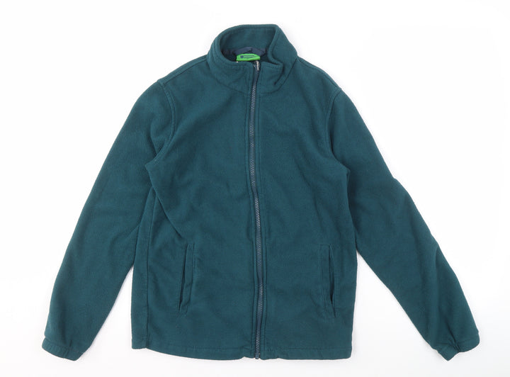 Mountain Warehouse Boys Green Fleece Basic Jacket 13 Years