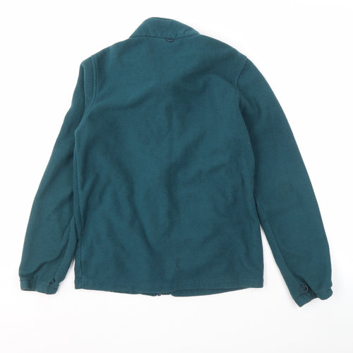 Mountain Warehouse Boys Green Fleece Basic Jacket 13 Years