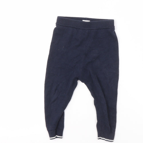 Mamas & Papas Unisex Baby Blue Jogger Trousers, 12-18 Months