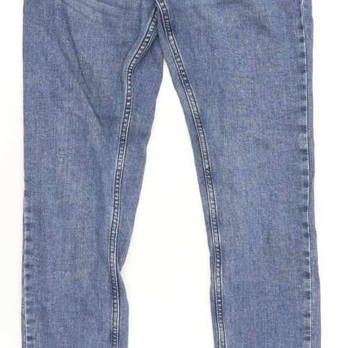 Hiscolumn Blue Skinny Jeans for Men, Size 30