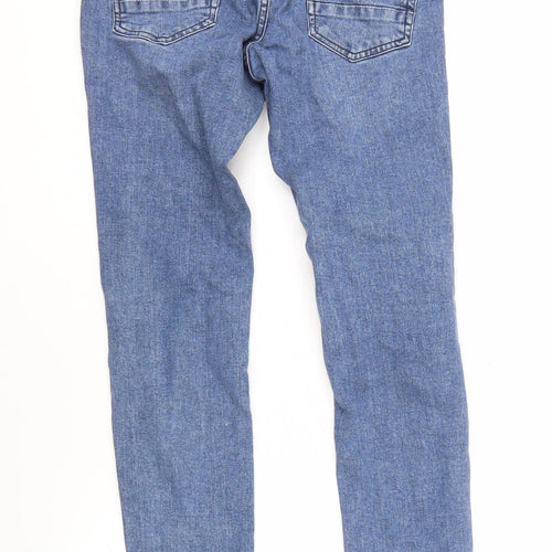 Hiscolumn Blue Skinny Jeans for Men, Size 30