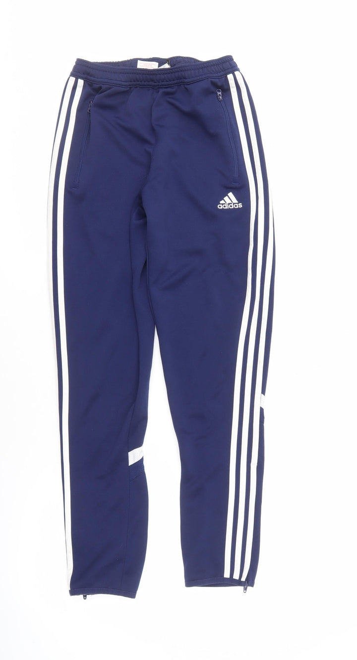 Adidas Boys Blue Track Pants, Size 12, Comfortable & Stylish