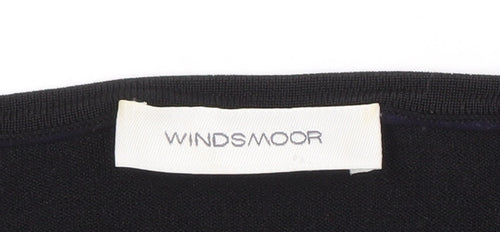 Windsmoor Women's Black 3/4 Sleeve Top, Size L