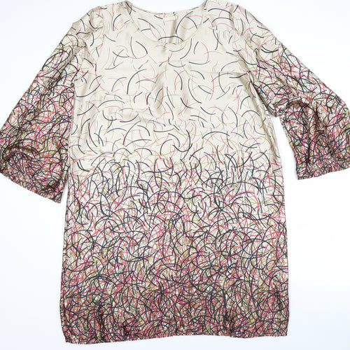 b.young Women's Multicoloured 3/4 Sleeve Dress