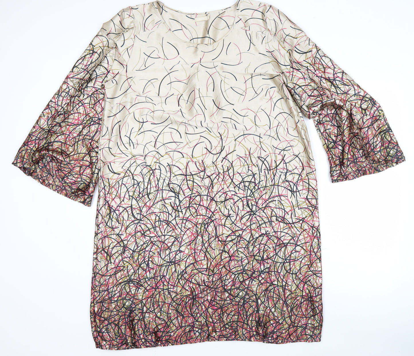 b.young Women's Multicoloured 3/4 Sleeve Dress