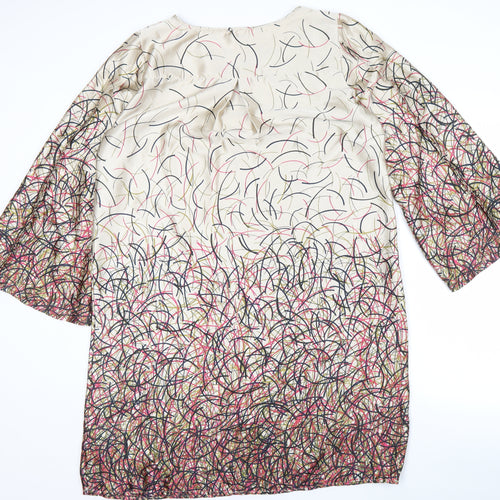 b.young Women's Multicoloured 3/4 Sleeve Dress