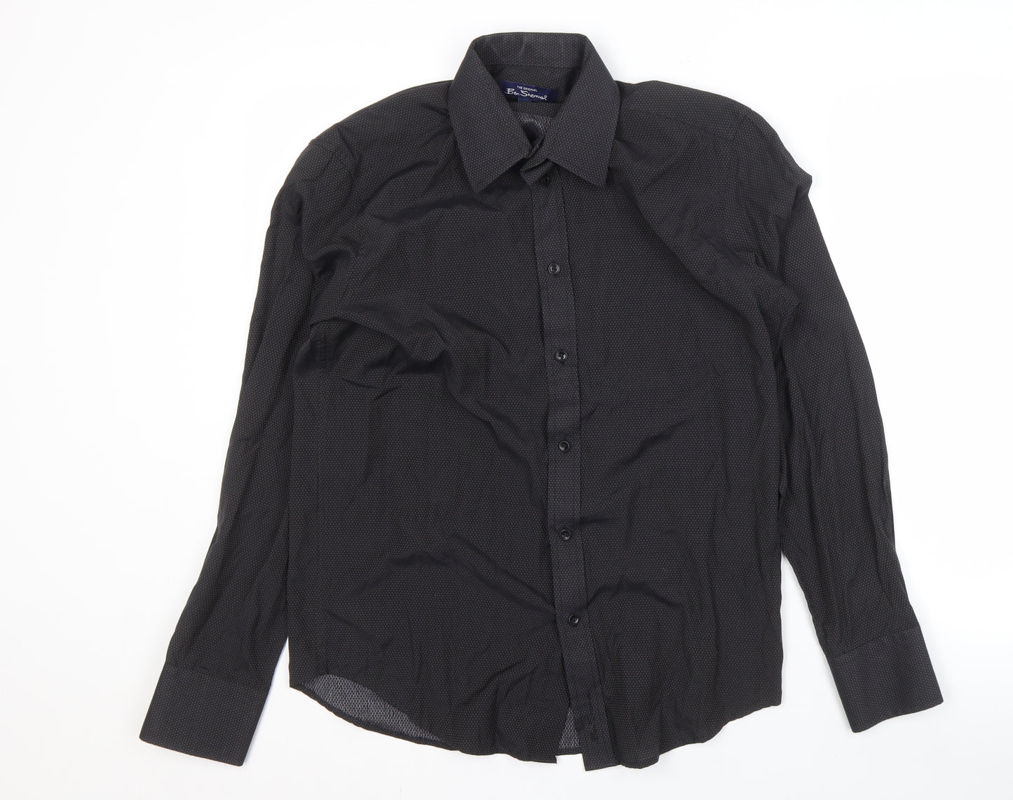 Ben Sherman Men's Black Long Sleeve Shirt S