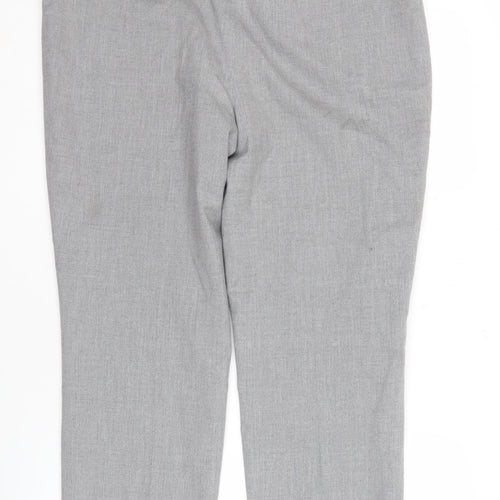 Viyella Women's Grey Trousers, Size 14, Classic Straight Fit