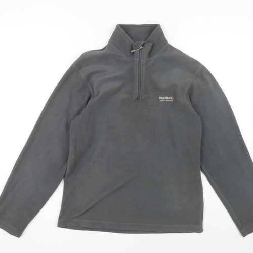 Regatta Grey Men's Fleece Sweatshirt S with Logo