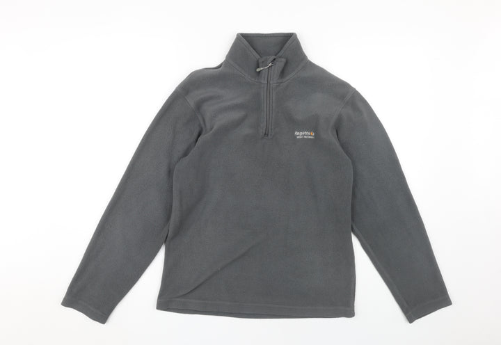 Regatta Grey Men's Fleece Sweatshirt S with Logo