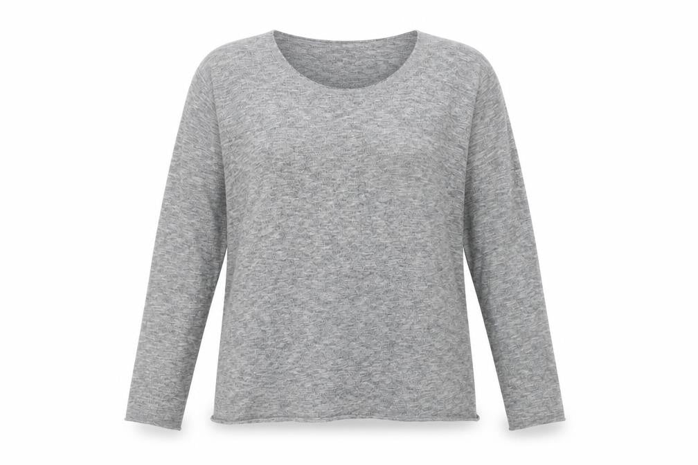 Front view of Billabong Women's Grey jumper, size M