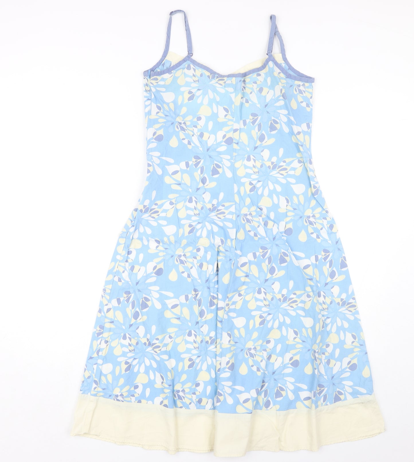 Jasper Conran Women's Blue Floral Fit & Flare Dress Size 8