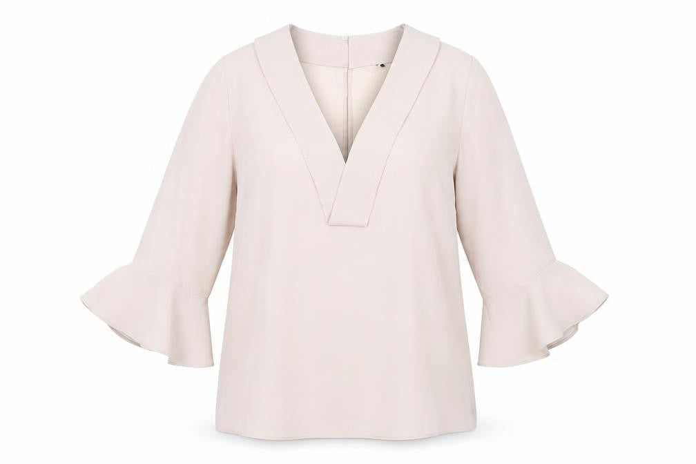 Front view of Jasper Conran Beige Women's Blouse, size 14