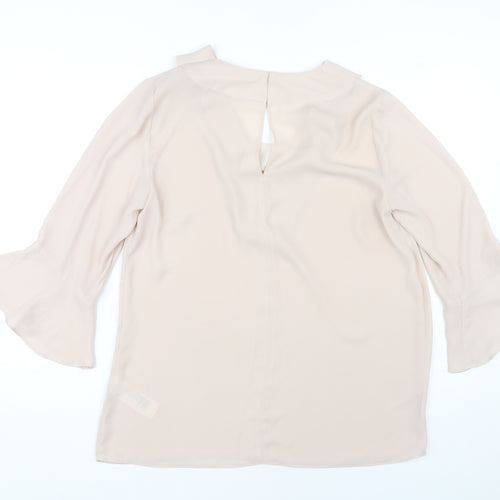 Jasper Conran Beige Women's Blouse Size 14