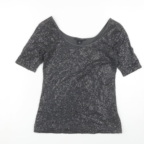 Banana Republic Women’s Grey Sequin T-Shirt XS