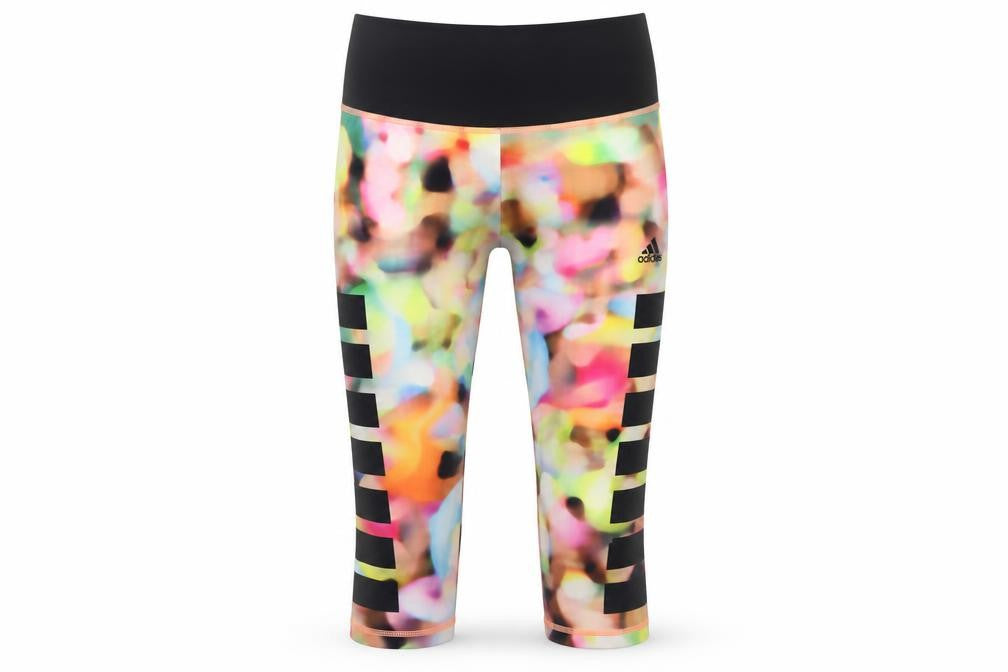 Front view of Adidas Women's Multicoloured Capri Leggings S